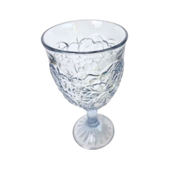 Vintage Noritake Arbor Light Blue Wine Water Glasses Goblets Set of 8 Coastal - Picture 6 of 8